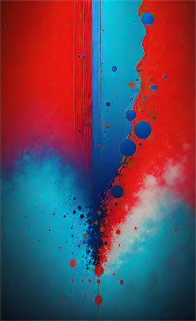 Beautiful blue and red abstract background