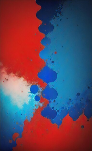 Beautiful Blue And Red Abstract Background