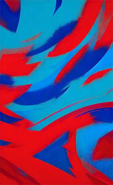 Beautiful blue and red abstract background