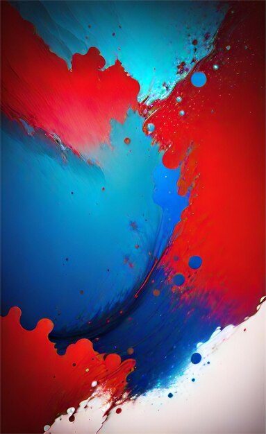 Foto bellissimo sfondo astratto blu e rosso