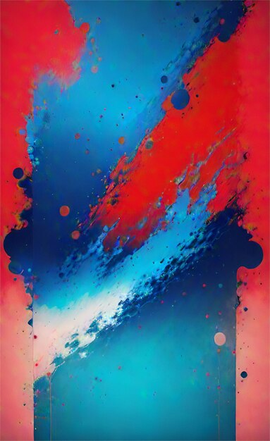 Beautiful blue and red abstract background