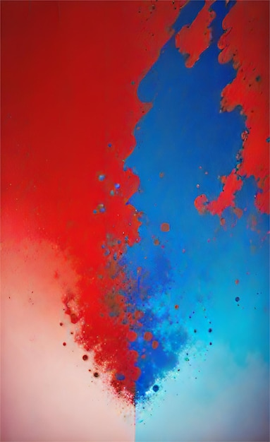 Beautiful Blue And Red Abstract Background