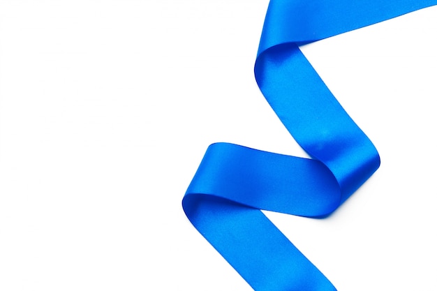 Beautiful blue ribbon