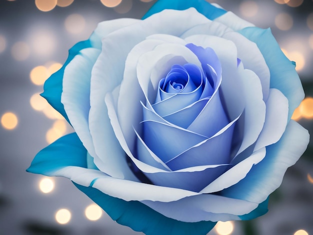 Beautiful blue roses