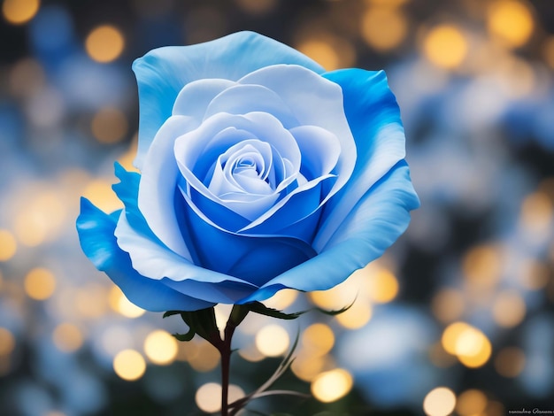 Beautiful blue roses