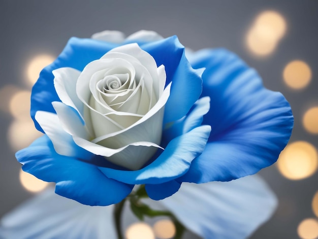 Beautiful blue roses