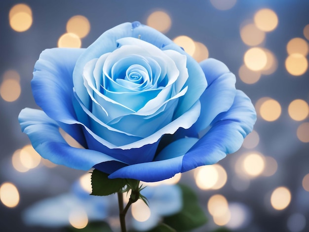 Beautiful blue roses