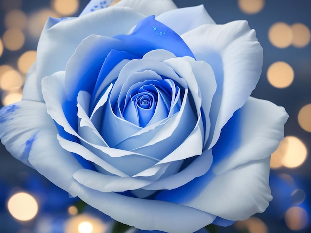 Beautiful blue roses