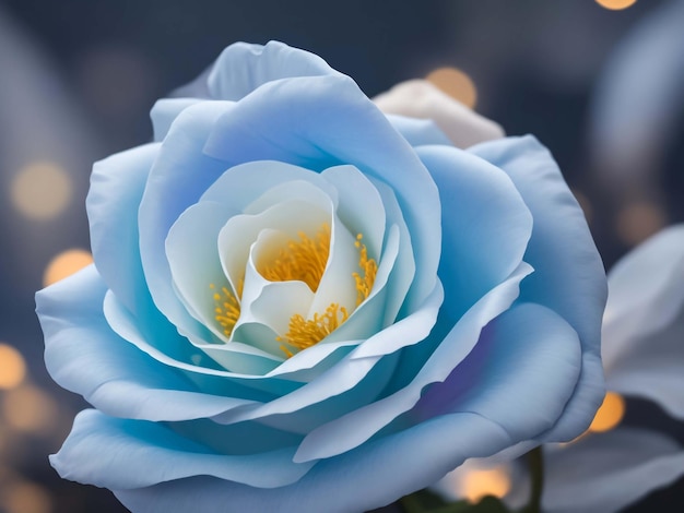 美しい青いバラ