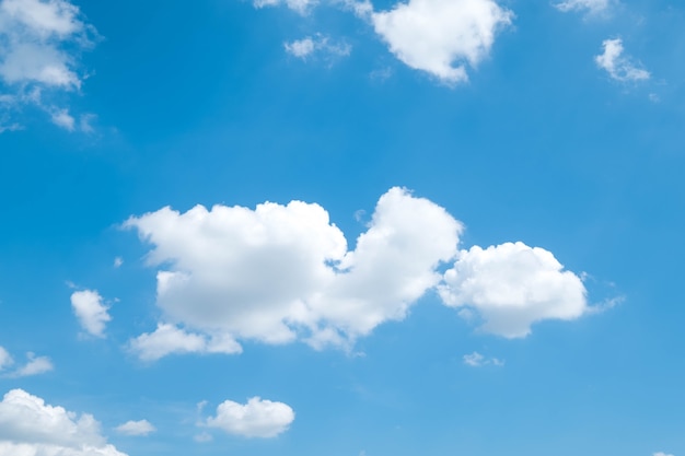 美しい青空と夏の雲。