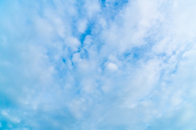 beautiful blue sky and clouds 