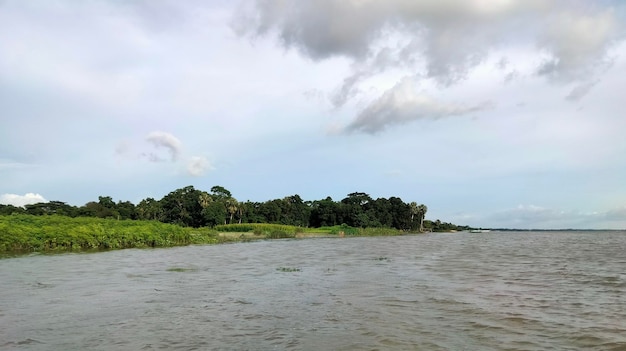 Beautiful boat trip along the river