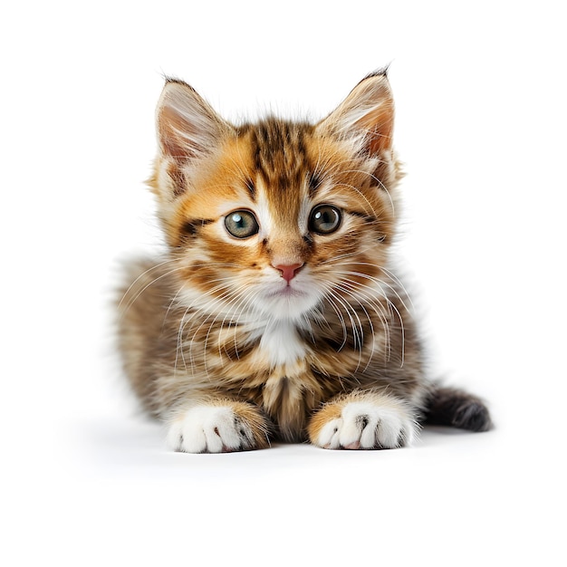 Beautiful bobcat isolated on transparent background