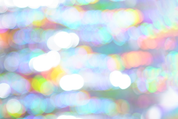 Photo beautiful bokeh light color, festive wallpaper defocused