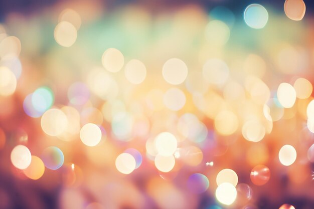 Beautiful bokeh lights effect sparkling background