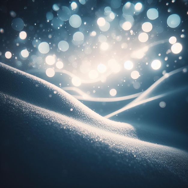 Photo beautiful bokeh snow ice white frozen lights sparkles stars circles colorful trendy background wallp