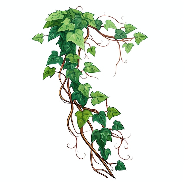 beautiful bold Ivy clipart illustration