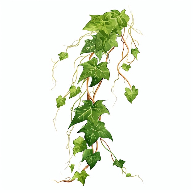 Foto bellissima illustrazione clipart ivy in grassetto