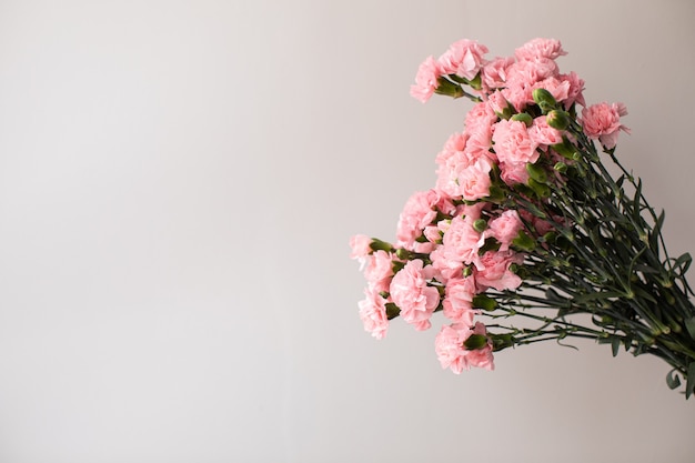 Beautiful bouquet of beautiful flowers. The work of the florist. Flower delivery.