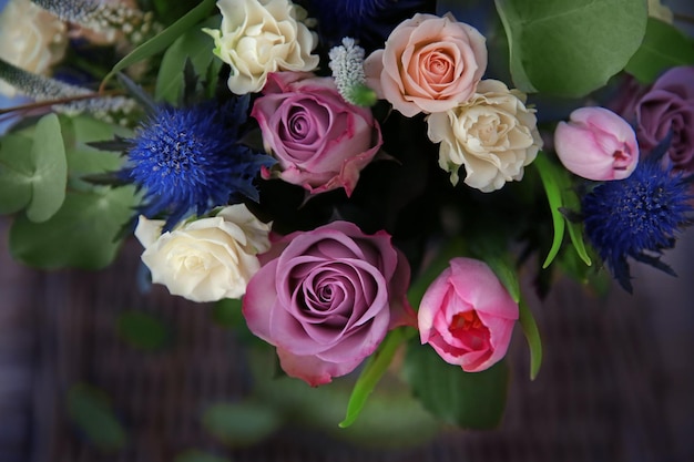 Beautiful bouquet closeup