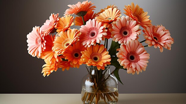 beautiful bouquet of flowers on black background