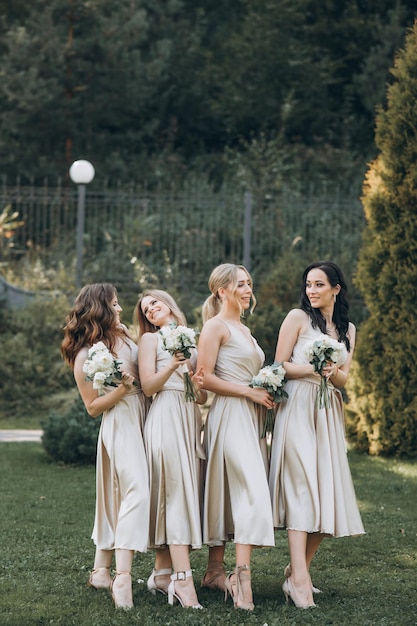 Beautiful bridesmaids