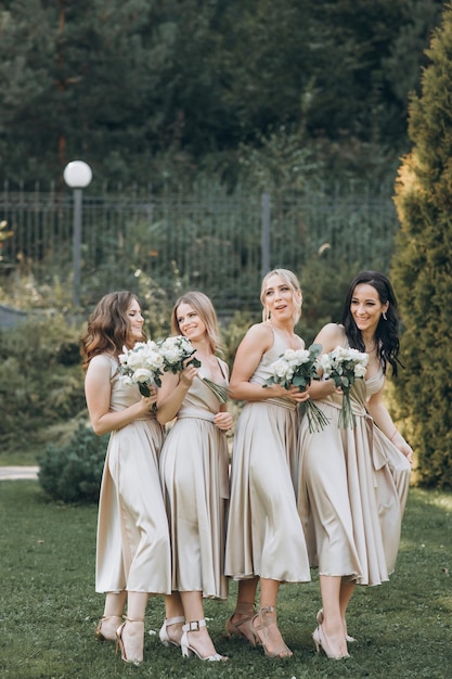 Beautiful bridesmaids