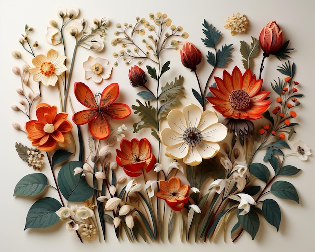 Красивый яркий цветочный дизайн декора на фарфоровых плитках