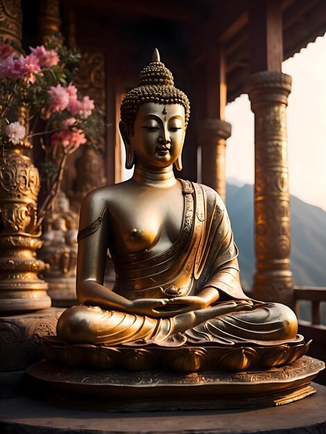 Photo beautiful buddha statue