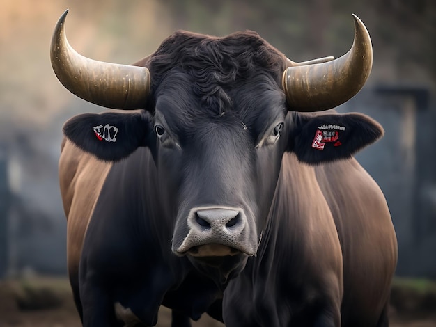 a beautiful bull