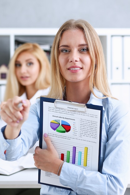 Beautiful business woman portrait