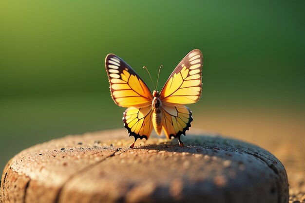 Фото Красивые бабочки летают цветы дикая природа пейзаж бабочка обои фон