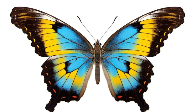 Photo beautiful butterfly elevation side view