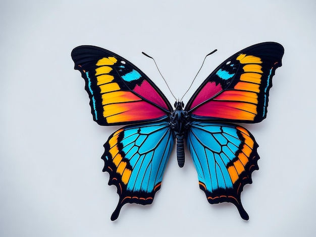 Beautiful butterfly isolated on white background