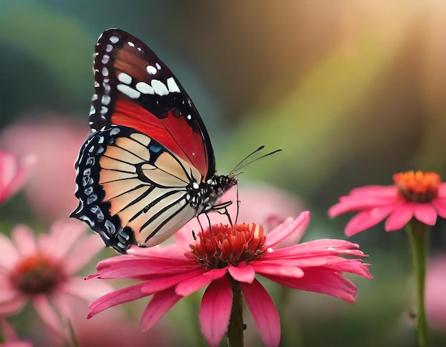 Beautiful butterfly in nature