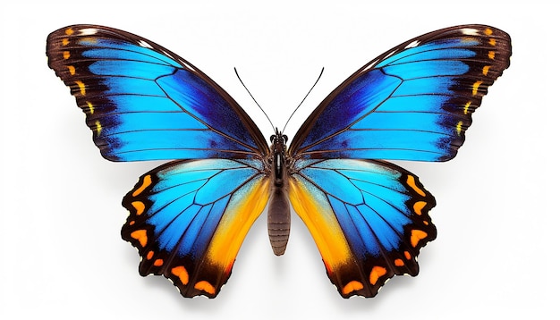 Beautiful Butterfly Side Elevation View