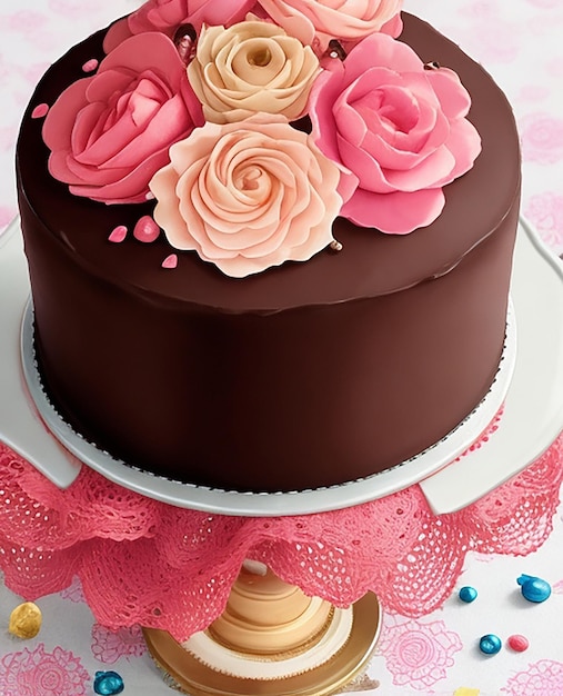 Beautiful cake Ai