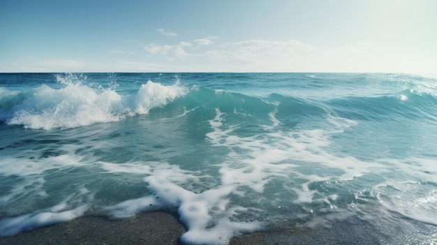 Beautiful calm waters with clean beach