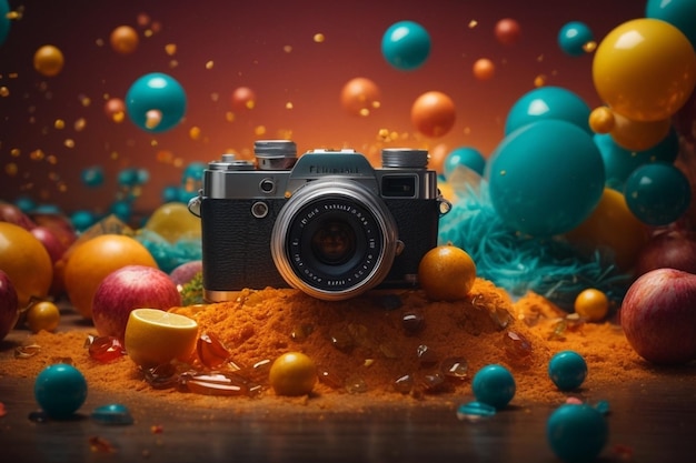 Beautiful Camera Photos in Baloon