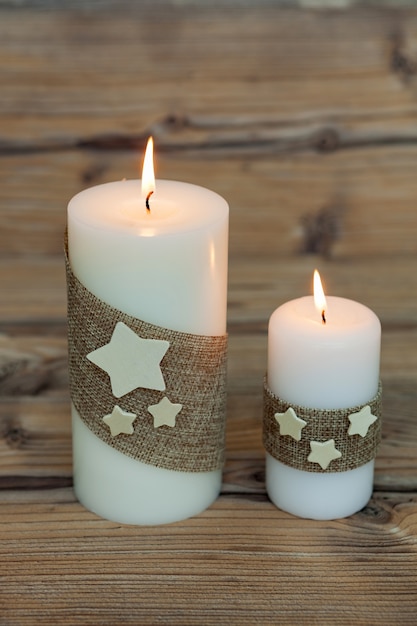 Beautiful Candles in home