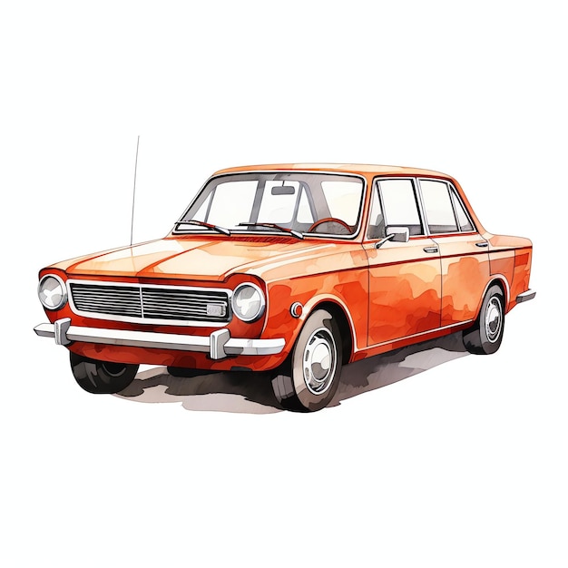 beautiful Car Transportation clipart illustration