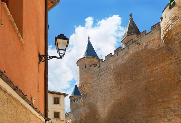 Beautiful castle Olite in Spain