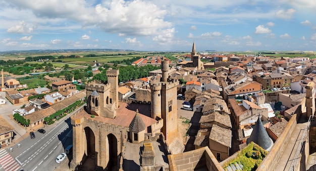 Beautiful castle Olite in Spain