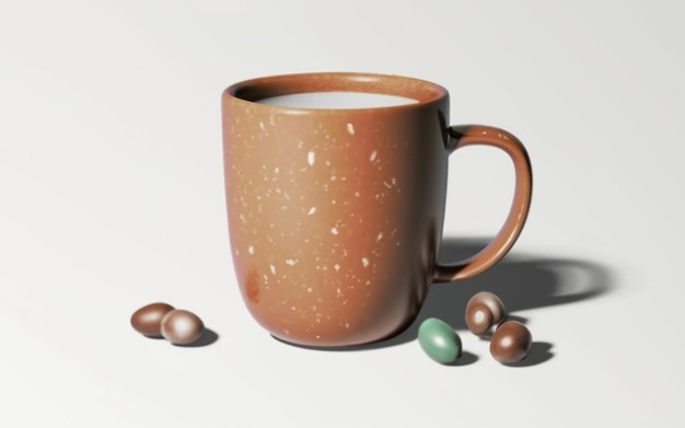 Photo beautiful ceramic mug