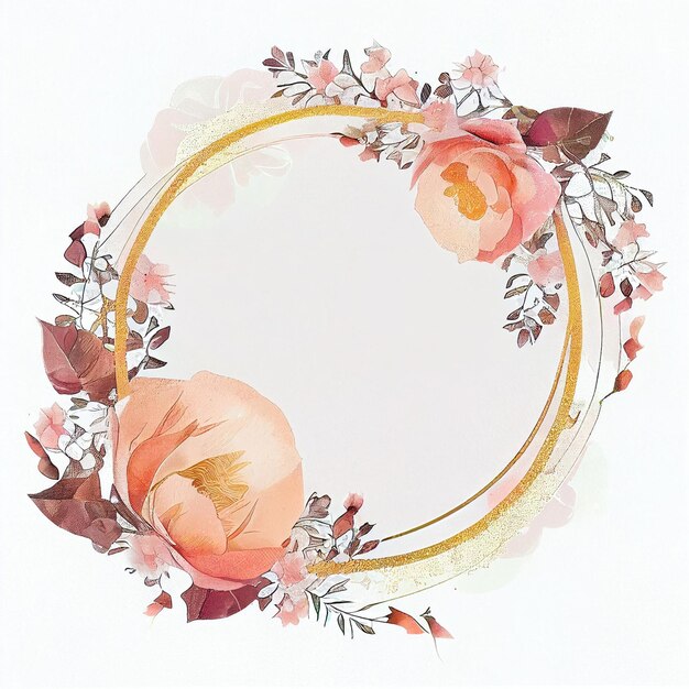 Beautiful cercle or rose