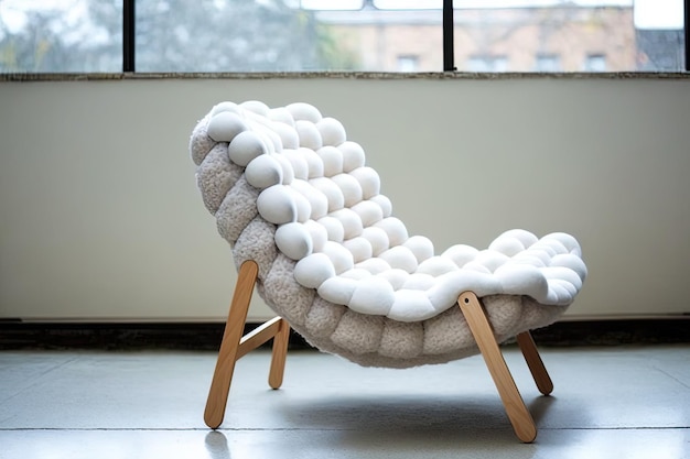 Photo beautiful chair design generative ai