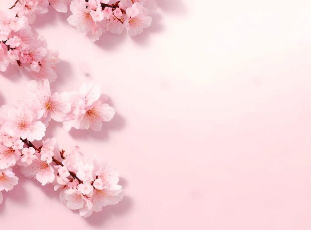 写真 美しい桜の花の背景と素敵な背景