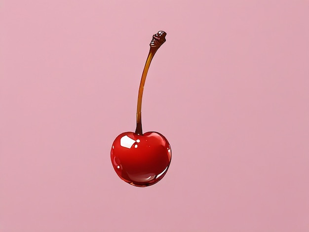 Beautiful cherry fruit Ai generates image