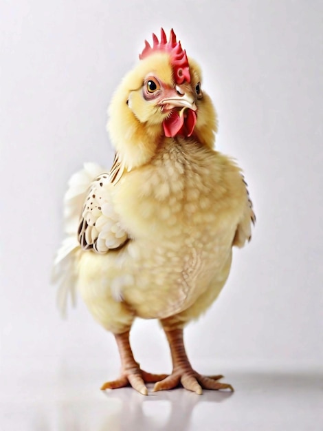 beautiful chickenYou white background