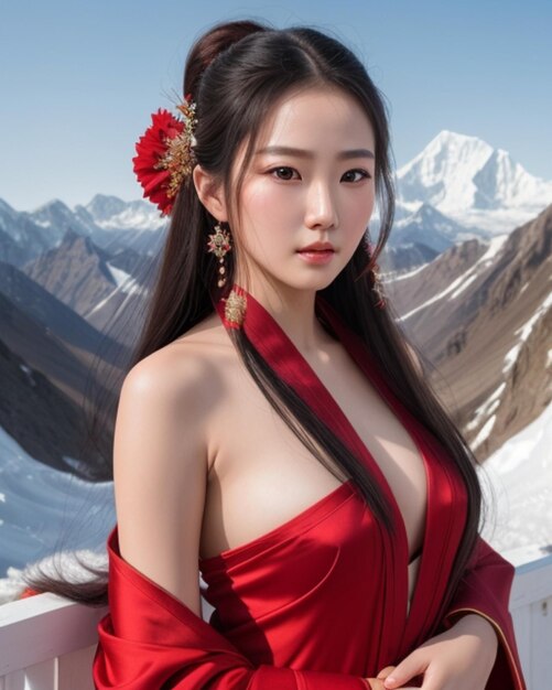 Premium Photo Beautiful Chinese Girl Potrait Wuxia Girl
